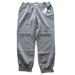 New Aeropostale Fleece Womens Gray Fleece Comfy Jogger Sweatpant Medium Logo Gym